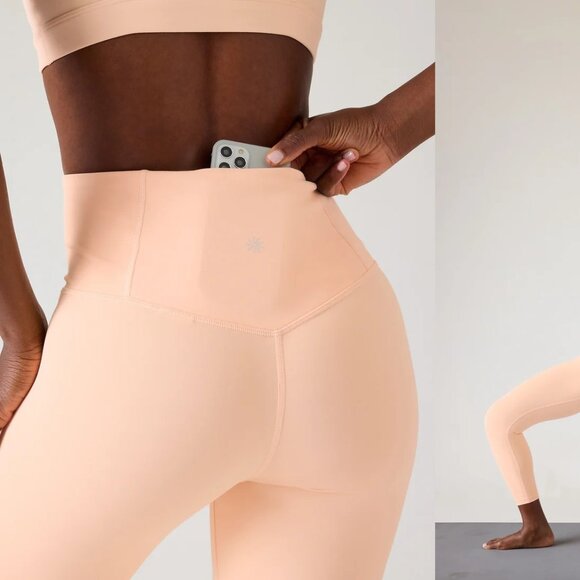 NWT ATHLETA ultra high rise elation 7/8 tight leggings inseam 22" (L) - Picture 4 of 5